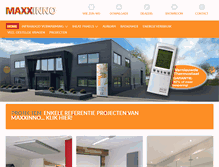 Tablet Screenshot of maxxinno.nl